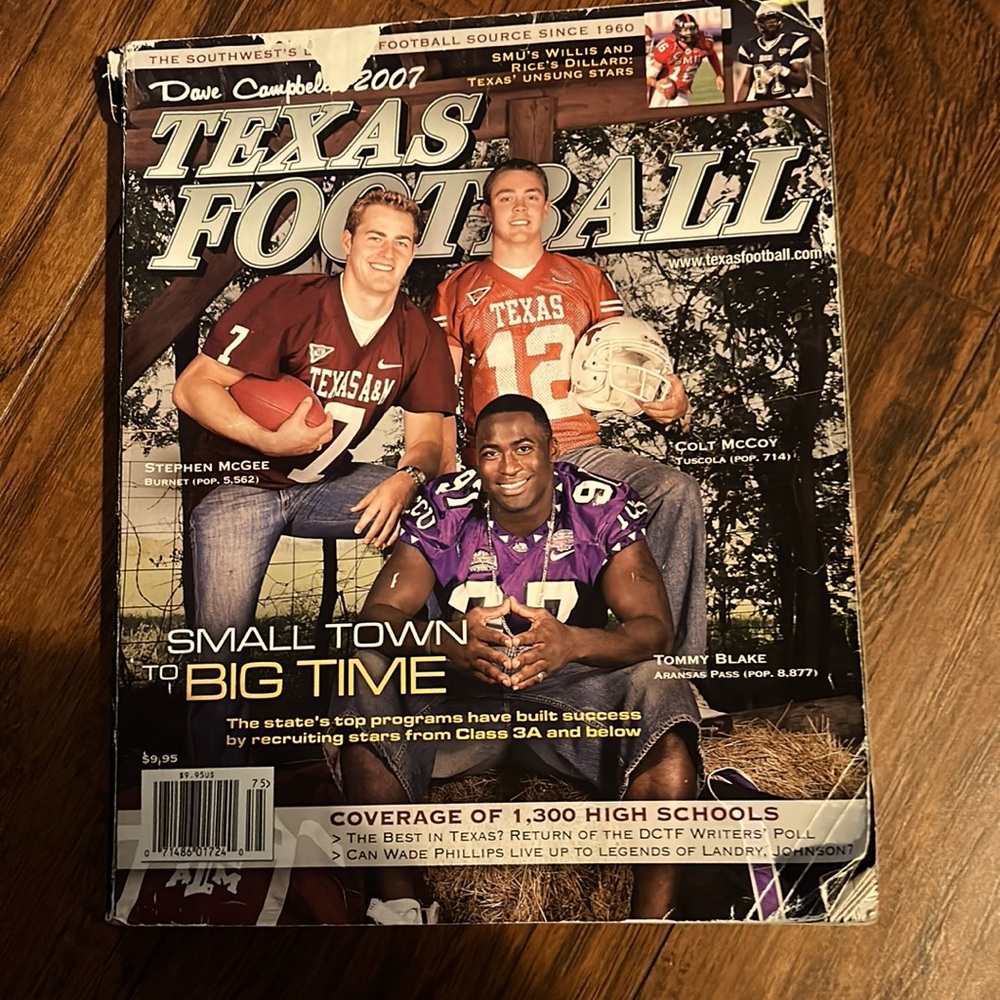 2007 Dave Campbell’s Texas football magazine